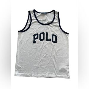 Polo Ralph Lauren block letter tank top